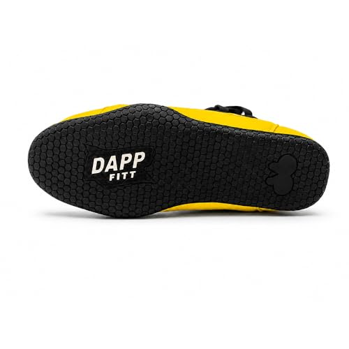 Image of Dapp X-Series Weightlifting Gym Shoes for Men and Women | Leather Suede Exterior | Signature Flat Sole | Padded Interiors for Stability | Smart Cushioning | Wide Toe Box