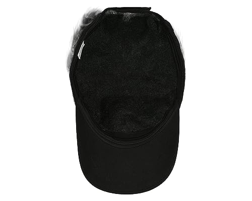 Azonee Sun Visor Hat with Wig Hair, , Adjustable Hats Golf Visors, Novelty Fashion Sun Visor Hat for Cool Boy, Wig Peaked Baseball Golf Cap for Men