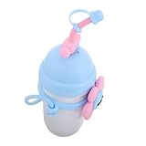 Milisten ポータブル車載用保温カップ ストロー付き トラベルコーヒーマグ クロスボディストラップ設計 長保温 車内飲み物持ち運びに便利