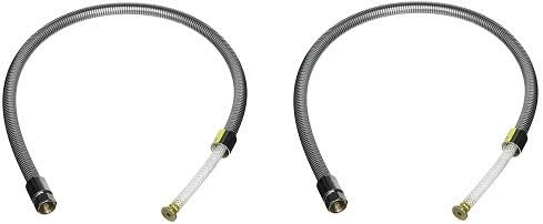 T&S Brass B-0044-H2A Flexible Hose, 44-Inch, Stainless Steel (2-(Pack))