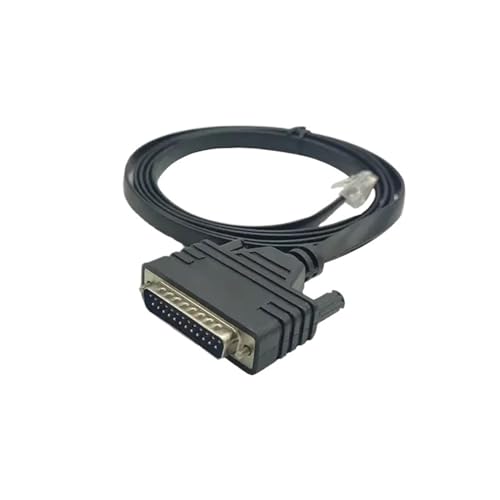 VRTLYJU CBL-RJ45M25-150 Cable RJ45 to DB25 Pin Cable to Network Switch Interface Industrial Control Cable
