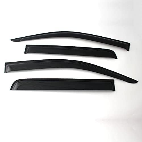 Malik AUTO Car Window Side Deflector Rain Door Visor Compatible with Polo New Model-image-49