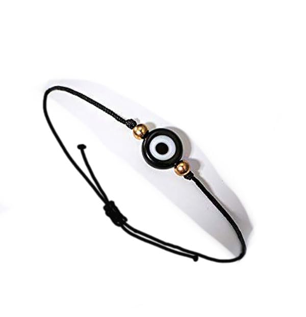 Nira by Nalini Evil Eye Adjustable Anklet Bracelet Black Braided Foot Chain Bohemian Rope Beach Jewellery for Women and Girls (Pack of 10) (B0BVRN3JN8) Amazon Price History, Amazon Price Tracker