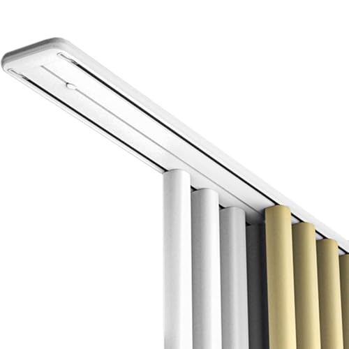Rail de Rideau Double Fixation Plafond Robuste et Silencieux 2m - 2