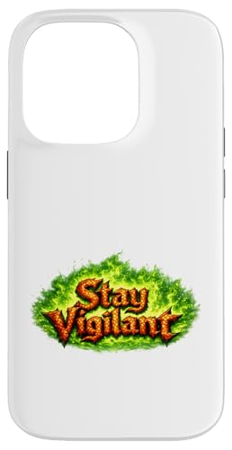 Stay Vigilant ? �I���W�i���̃t�@�C���[�h���S���G���u�����B �X�}�z�P�[�X iPhone 14 Pro �p