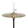 Lawnoval Hi-Hat Cymbal Clutch, Zinc Alloy Replacement Part for Jazz Drum Kit and Percussion Accessories, Compatible with 14 Inch (6mm) Tie Rods, Silver #3
