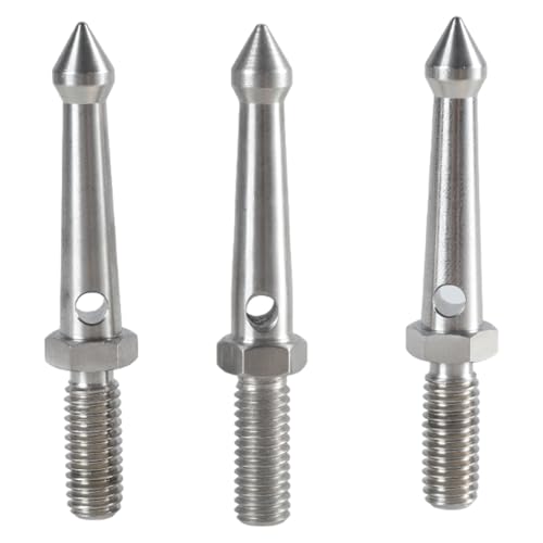Pics de fixation trépied 3/8" en acier inoxydable durable avec clé