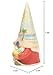 Enesco Jim Shore Heartwood Creek Four Seasons Time for a Shell-ebration Coastal Gnome Figurine with Sunset and Beachball, 7.09 Inches, Hand Painted Stone Resin Collectible Gnomes Figurines Home Decor