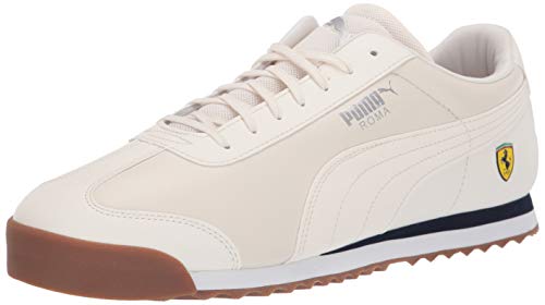 PUMA Men's Ferrari Roma Sneaker, Whisper White Whisper White, 9.5 M US