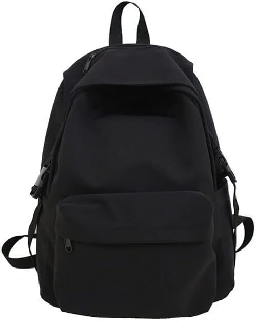 Product image of Large Capacity Waterproof Backpack, Lightweight Travel Laptop Bag with Multiple Compartments, Black School Office Shoulder Bag