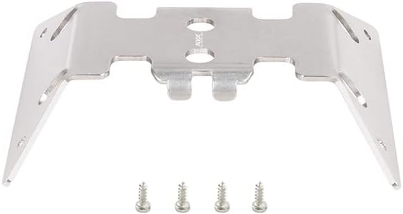 Miniatura 5 de KYX Carreras De Acero Inoxidable Chasis Placa Protectora De Placa De Protección De La Patineta Accesorios Para 1/24 RC Crawler Car Axial AX24