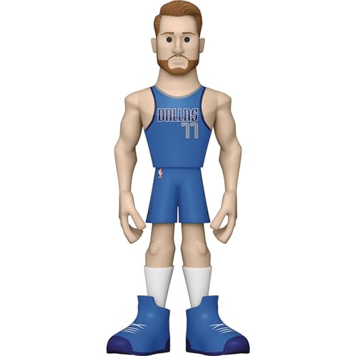 Funko Gold 5" NBA: Mavericks - Luka Doncic - 1/6 Odds for Rare Chase Variant - Collectable Vinyl Action Figure - Birthday Gift Idea - Official Merchandise - Ideal Toy for Sports Fans and Display