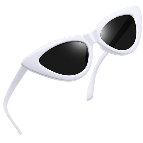 Joopin Lunette de Soleil Femme Polarisée et Lunette de Soleil Rétro Cateye Lunette de Soleil...