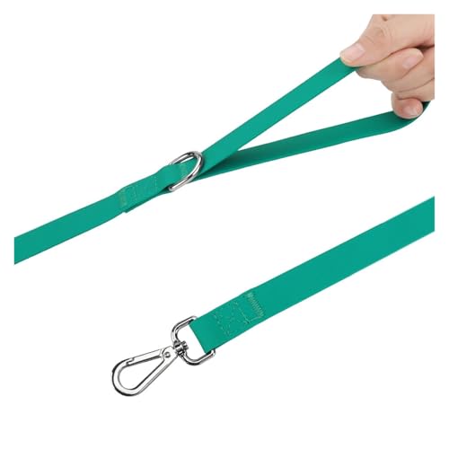Laisse en PVC durable verte de 2.5cm pour animaux de compagnie - 5