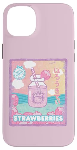 Hello Kitty Strawberry Milk Bottle Case for iPhone 14 Plus
