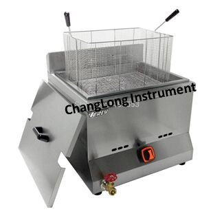 NEWTRY Changlong Instrument HY-79 Gas-Fritteuse, kommerzielle Bratpfanne, Pommes Frittiermaschine, gebratene… – Bild 3