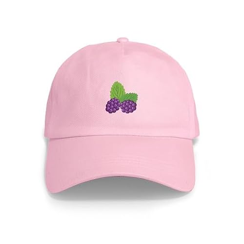 CafePress BlackBerry Fruit Unique Adjustable Baseball Hat Pink