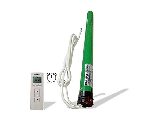 PALMAT motore tubolare per tapparelle con integrato radio controllo tra cui Radiocomando a 4 canali (60 SW 25 kg Lifting capacity)