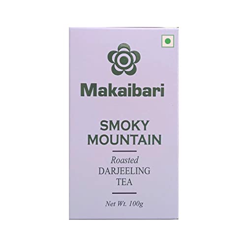 Image of Makaibari Smoky Mountain Roasted Darjeeling Loose-Leaf Black Tea, 100 Grams Whole Leaf (Pack of 3)