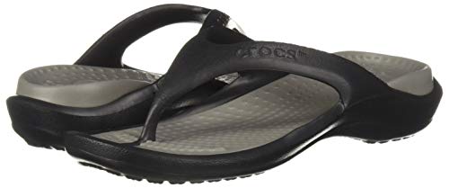 Chinelo, Crocs, Athens, Black/Smoke, 38, Adulto Unissex
