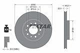 alfa romeo 159 bremsscheiben hinten wechseln TEXTAR Bremsscheibe /Einbauseite = Hinterachse