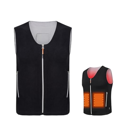 Heated Vest for Women Men Zip Up Quilted Vests Lightweight Sleeveless Heating Coat Electric Warming Heated Jackets2