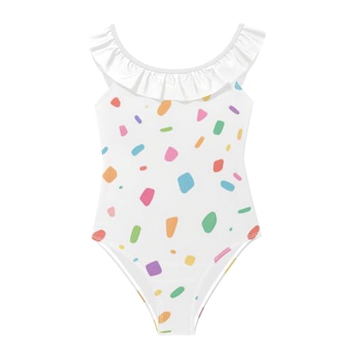 Bañador de niña para playa y deportes SyXIOP con dibujos animados ideal para vacaciones de verano