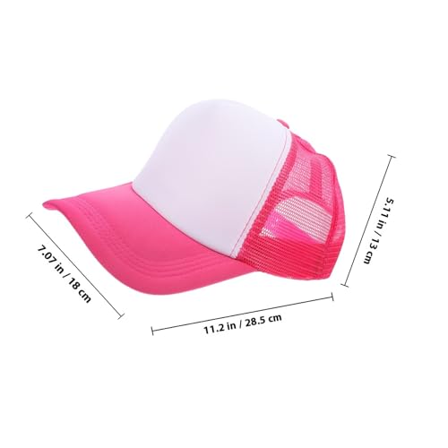 Gorra de béisbol transpirable unisex de poliéster y malla 2