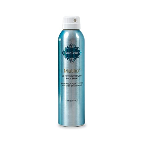 Fake Bake Mistifier Moisturizing Body Spray Prep & Sunless Tanner Extender Hydrating Antioxidants & Nutrients Soothe Dry Thirsty Skin & Deeply Moisturize Whole Body, All Skin Types Women & Men - 5.8oz