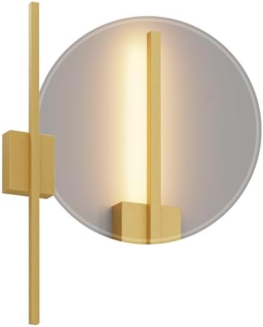 Luminária de Parede Arandela Luz Indireta LED 18w Fit MF503 (Dour...