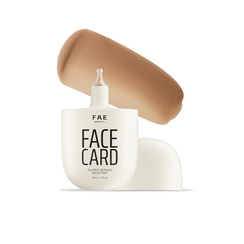 FAE Beauty Face Card Skin Tint Serum Foundation | In 30 diverse shades – For the 1st time in India | Buildable, Sheer to Medium coverage | Lightweight | For dewy, radiant skin | With Hydra-Fuse Complex, Kakadu Plum & Niacinamide – To Hydrate & Brighten | Shade – 31N – Neutral