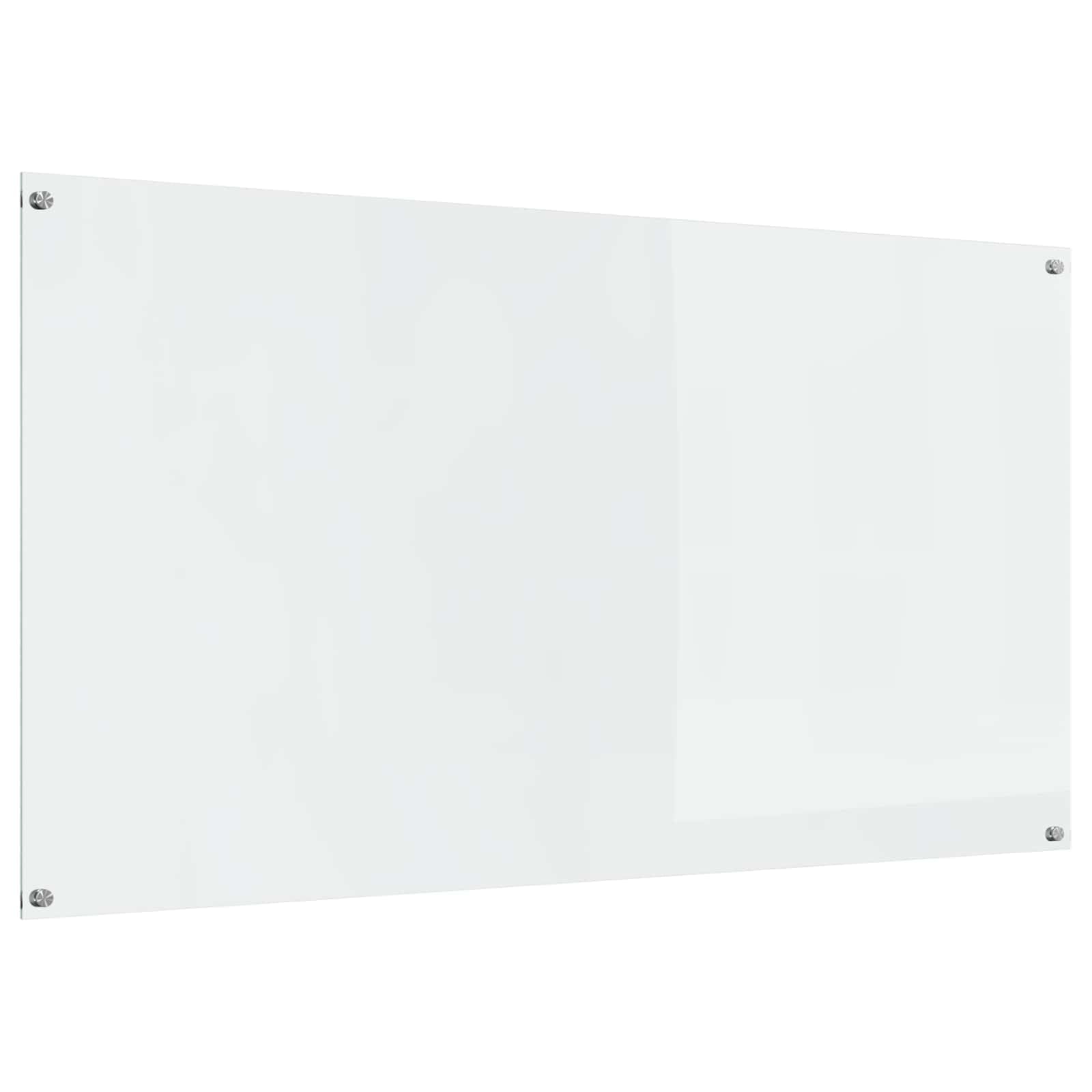 vidaXL Przód kuchenny przezroczysty 110 x 60 x 0,6 cm szkło hartowane, Nowoczesny backsplash do kuchni, wytrzymała, odporna na ciepło osłona, minimalistyczna panel ochronny