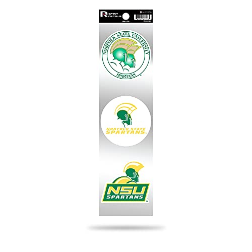 NCAA Norfolk State Spartans 3-Piece Retro Spirit Decals Retro Decal Set