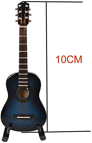 ALANO Modèle de Guitare Miniature Bleu Ornements d’instruments de Musique décoration de la Maison (G-N-10) - Les Beatles, Paul McCartney, John Lennon, RIngo Starr, George Harrison ALANO Modèle de Guitare Miniature Bleu Ornements d'instruments de Musique décoration de la Maison (G-N-10) – Image 6