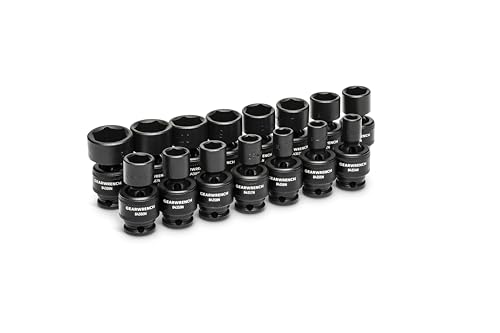 Image of GEARWRENCH 15 Piece 3 /8inch Drive 6 Point Universal Impact Socket Set, Metric - 84918N