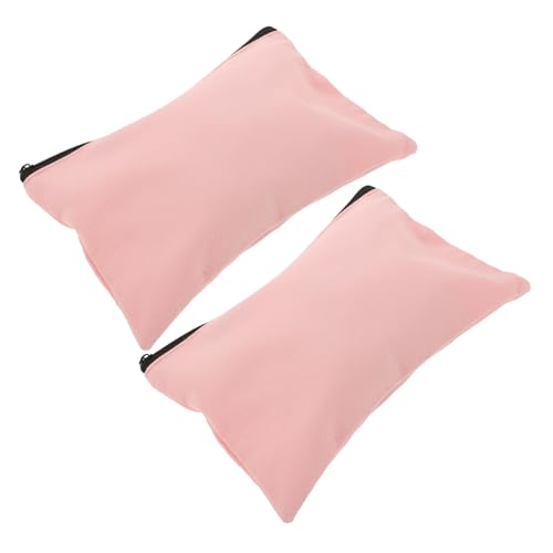 AUTSUPPL 2pcs Canvas Drawstring Jewelry Pouches for Earring and Necklace Storage Soft -scratch Bags for Weddings and Special Occasions