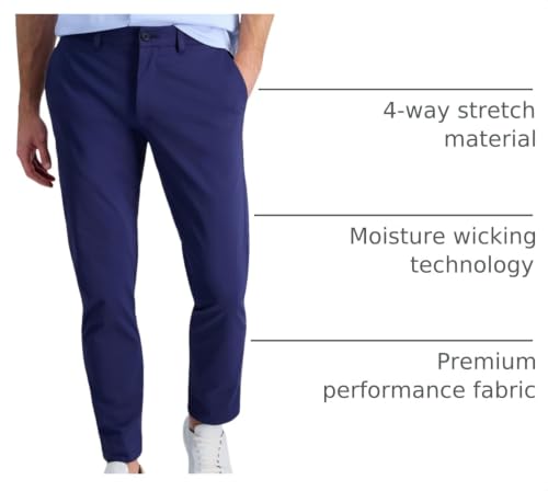 Image of Haggar Sport Men's Travel Performance Pant, Straight Fit