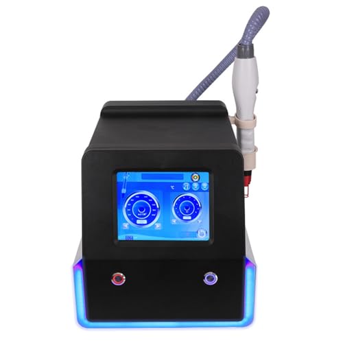 ToayNia Máquina Profesional para Eliminar Tatuajes, Cejas, Labios y Ojos, tecnología láser de picosegundos, Elimina pigmentos y Manchas, blanquea la Piel y Elimina Manchas Negras. 5heads
