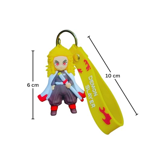 Image of Cute 3D Keychain | Keyring & Quirky Bag Charm | Hard Silicone, Unbreakable | Travel Essential | Kids Friendly | Strap & Bag Hook