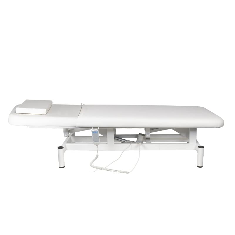 ACTIVESHOP Lettino massaggiante elettrico con 1 motore 079 bianco