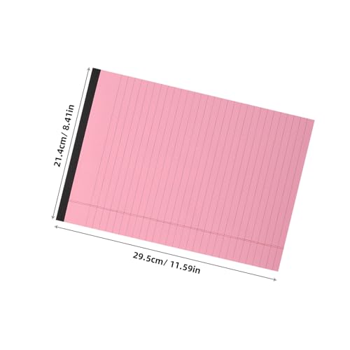 Cahier rose avec diviseurs pour organiser vos notes de bureau