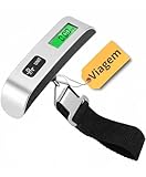 Balança Digital Portátil de Mão - Alta Precisão até 50kg com Visor Digital, Compacta e Resistente para Bagagens de Viagens, Pesca e Uso Doméstico