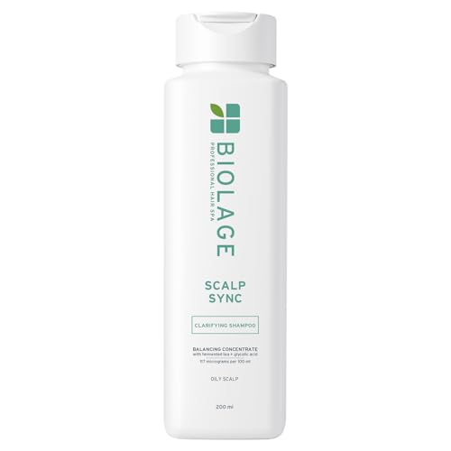 Biolage Scalp Sync Clarifying Shampoo, Soothed and Hydrated Scalp for up to 72 hours*, Enriched with Fermented Tea & Glycolic Acid, for Men and Women, Vegan & Cruelty-Free