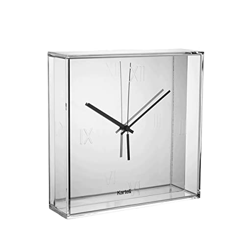 Kartell Tic & Tac Orologio, Metallizzato, Bianco (Cromato)