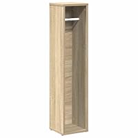 vidaXL Badkamerkast met rolhouder 39x22x90 cm artisanaal eikenkleur