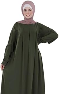 GAMAL SONS FOR ABAYA 8042GS31897-Parent Crepe Royale Comfortable and Loose Abaya One Size 110K