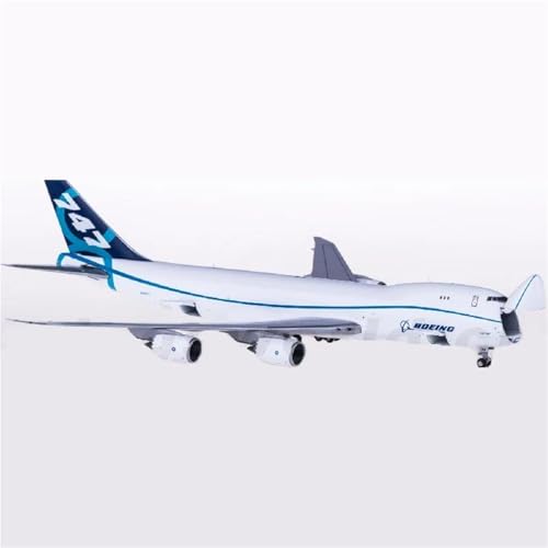 Modelo de avión escala 1:400 Boeing 747-8F réplica de metal miniatura LH4169C 5