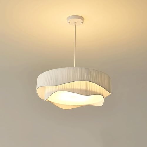 Lustre en tissu double pour éliminer l'éclairage agressif du salon