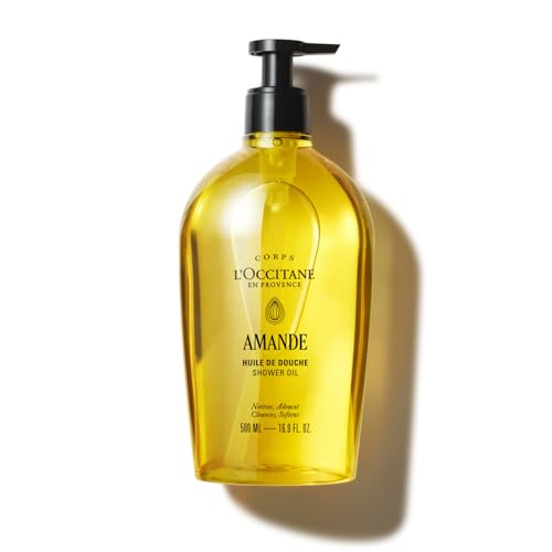 L'OCCITANE - Aceite de Ducha Almendra (Amande Sublime) - 500 ml - Suaviza y reafirma - Fabricado en Francia