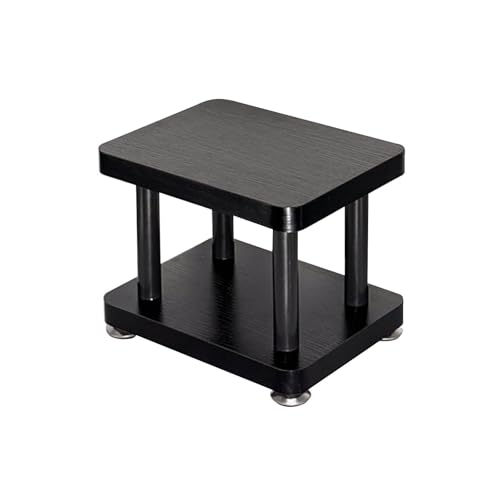 Soporte de diseño minimalista para altavoces con estructura robusta de doble nivel